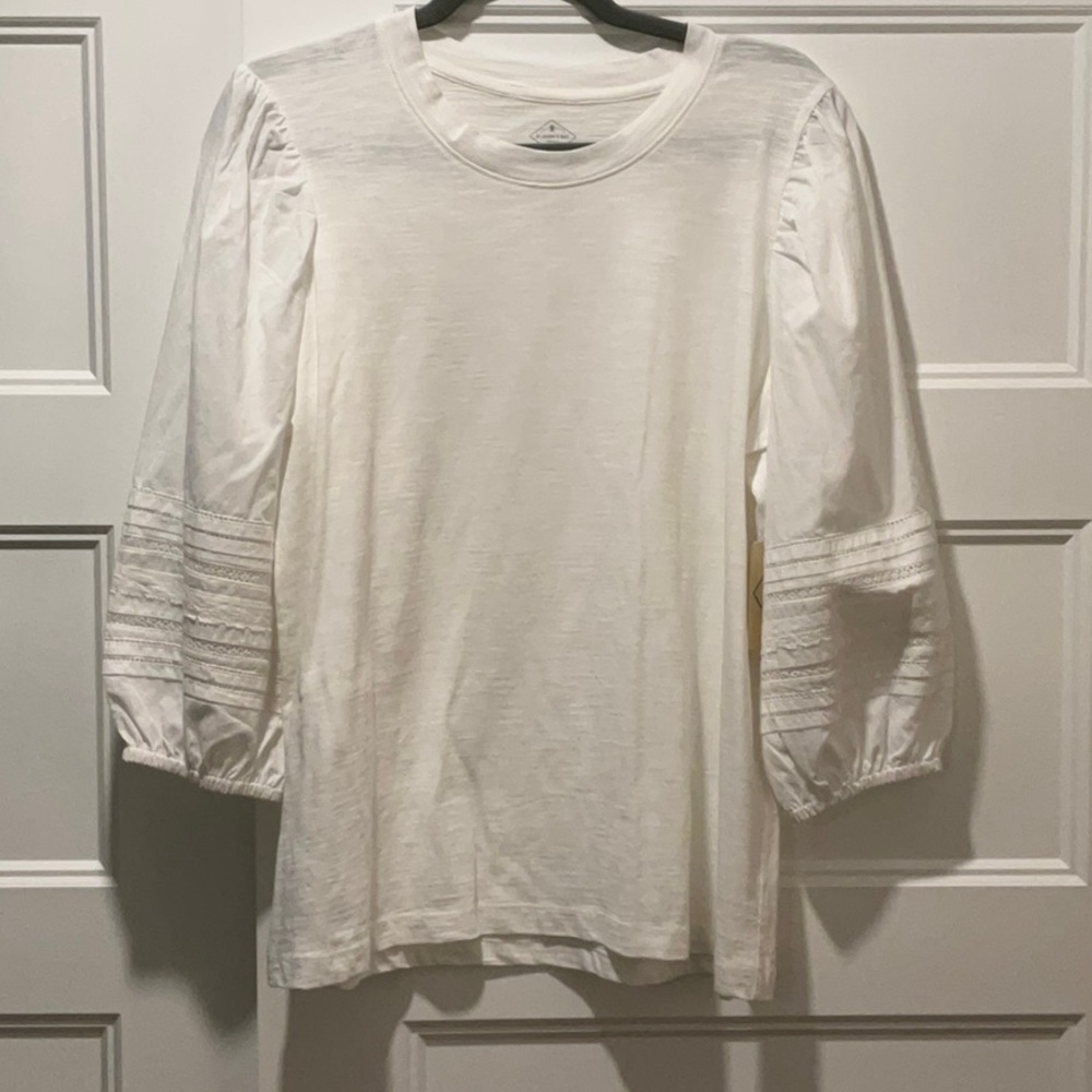 St. John's Bay White Tunic Top